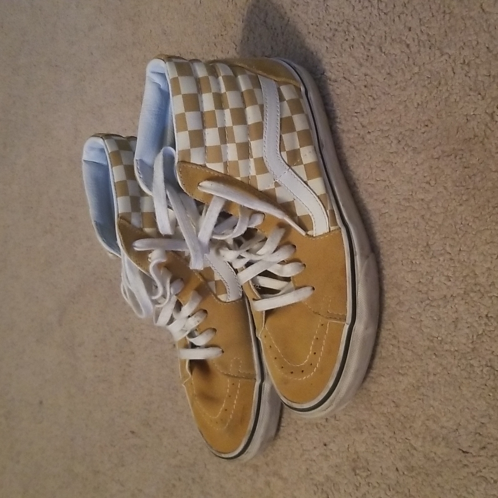 Checkerboard High-Top Vans